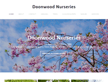 Tablet Screenshot of doonwoodnurseries.com
